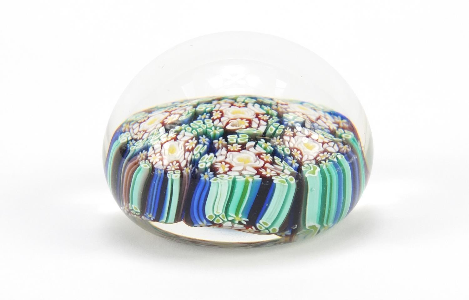Millefiori glass paperweight, 5cm in diameter : For Further Condition Reports Please Visit Our - Image 3 of 6