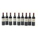Nine bottles of 2000 Chateau Cantemerle red wine : For Further Condition Reports Please Visit Our