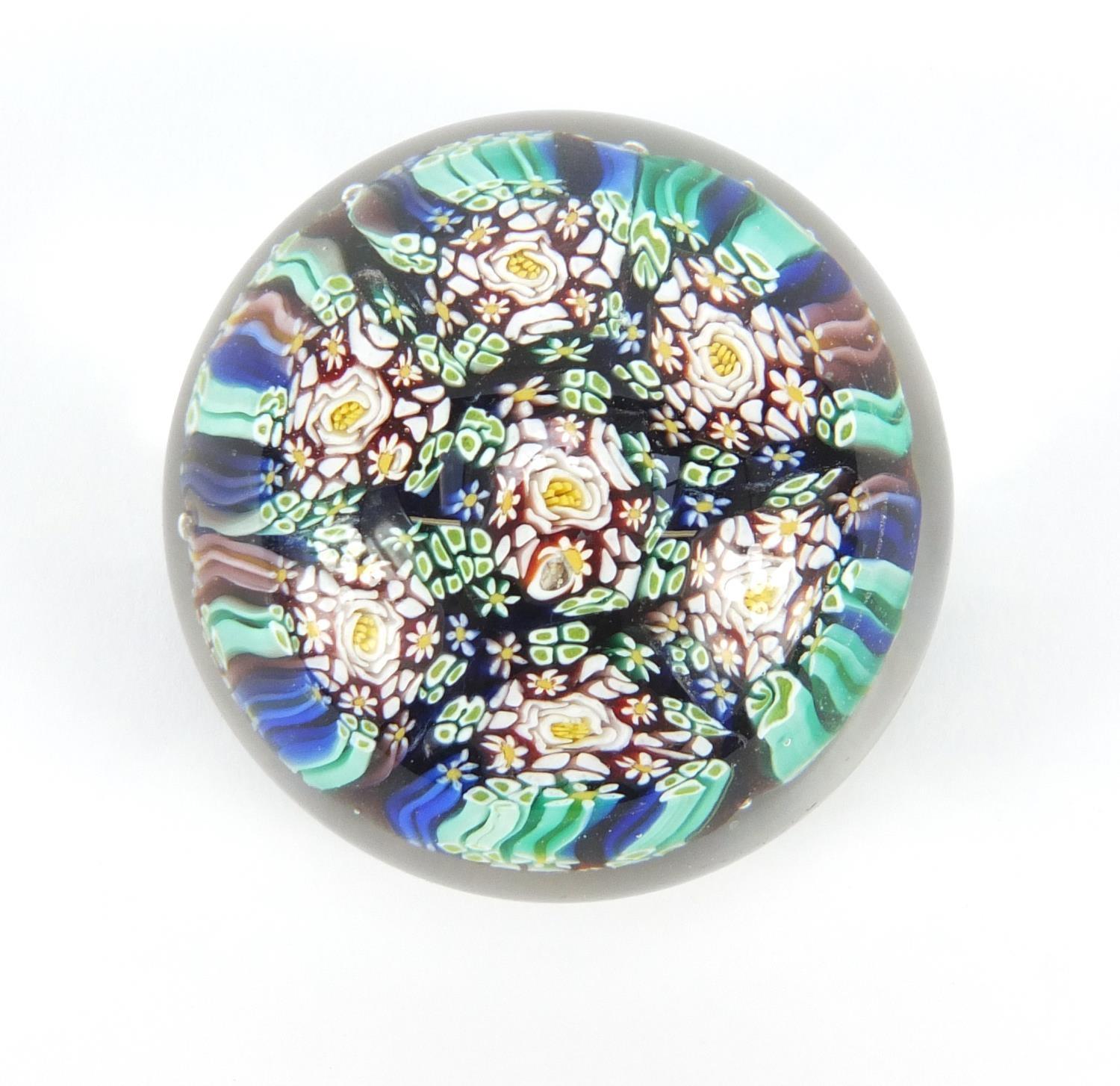 Millefiori glass paperweight, 5cm in diameter : For Further Condition Reports Please Visit Our - Image 2 of 6