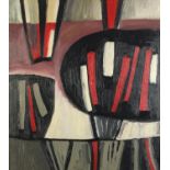 After Sir Terry Frost - Abstract composition, oil on board, inscribed verso, framed, 52cm x 46cm