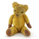 Vintage teddy bear with articulated limbs, 50cm high : For Further Condition Reports Please Visit