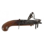Antique Tinder pistol lighter, 18cm in length : For Further Condition Reports Please Visit Our