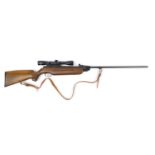 Weihrouch HW 35 air rifle with Bushmaster 4X32 scope and carry case : For Further Condition
