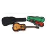 Stentor Student child's violin and a Martin Coletti acoustic guitar : For Further Condition