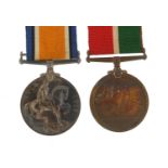 British military World War I 1914-18 Mercantile Marine Pair awarded to Alexander S Turner : For