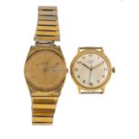 Two vintage gentlemen's wristwatches comprising Seiko and Rotary : For Further Condition Reports