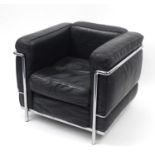 Le Corbusier design LC2 armchair, 65cm high