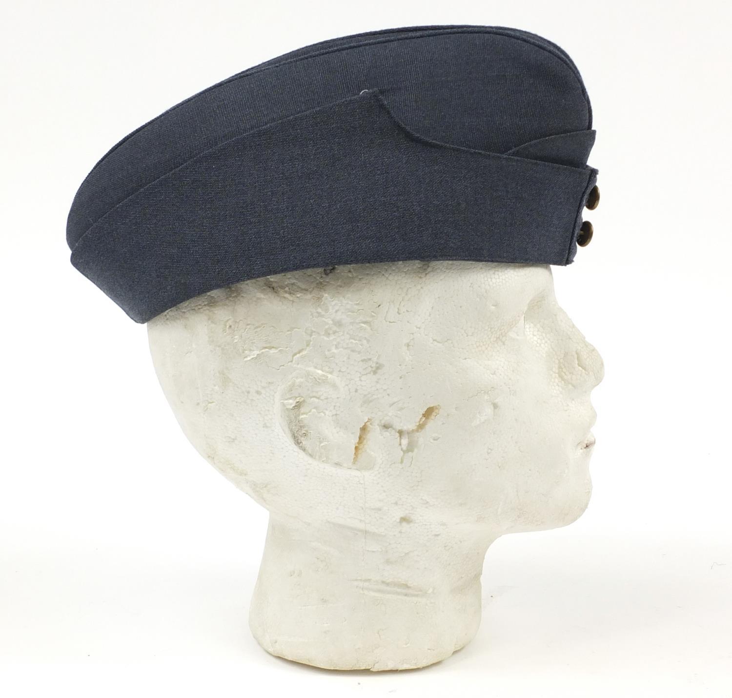 British military World War II four medal group and a side cap - Image 7 of 10