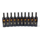 Ten bottles of 2009 Kangaroo Point Cabernet Merlot red wine