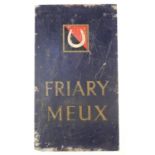 Vintage Friary Meux breweriana advertising tin sign, 52.5cm x 30cm