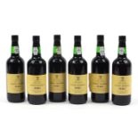 Six bottles of Quinta de La Rosa Finest Reserve port