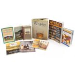 Whiskey reference books including Complete Guide to Single Malt Scotch and Scotch and Water