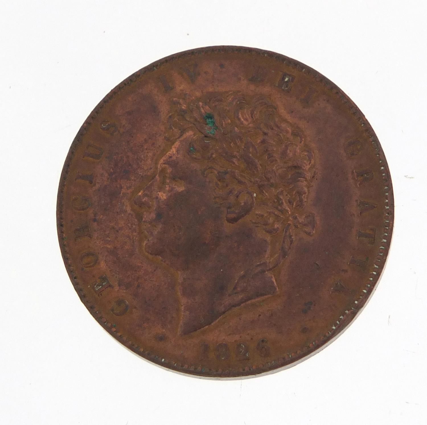 George IV 1826 penny - Image 2 of 2