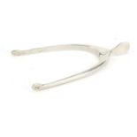 William Hair Haseler, pair of George V silver sugar nips in the form of a wishbone, 8cm in length,