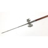 Military interest civil war style halberd, 164cm in length