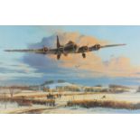 Robert Taylor - Winter's Welcome, print in colour, pencil signed by the artist, Captain Alvin Brown,