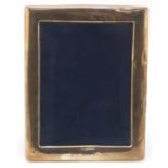 John Bull Ltd, rectangular silver easel photo frame, Birmingham 1990, 22.5cm x 17.5cm