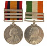 British military South Africa pair awarded to 698AR.SJTW.H.SUTTON.A.O.C. comprising a Queen's