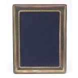 Carrs, rectangular silver easel photo frame, Birmingham 2012, 21.5cm x 16.5cm