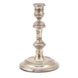 William Comyns, silver candlestick, London 1961, 17cm high, 350.0g