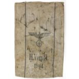 German military interest ration bag , 107cm x 70.5cm