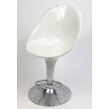Retro egg chair design adjustable stool, 88cm high