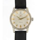 Longines Conquest, vintage gentlemen's automatic wristwatch with date dial, with box, 35mm in