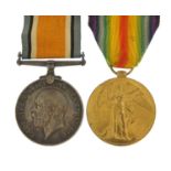 British military World War I pair awarded to 111372PTE.A.W.VOGELL.R.A.M.C.