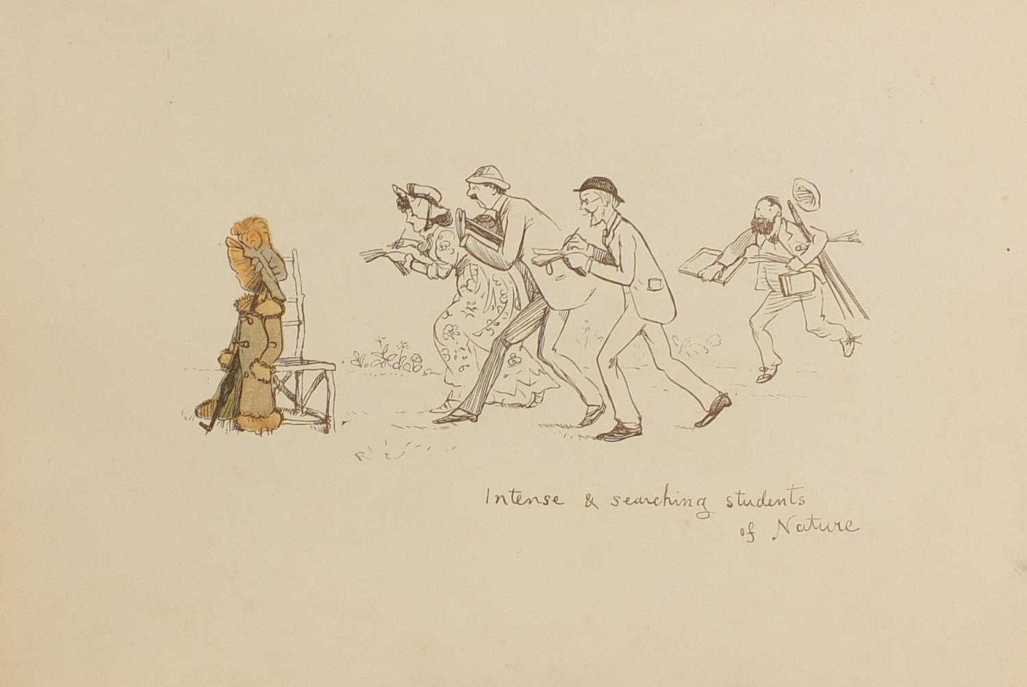 Sketchbook of R Caldecott's, hardback book reproduced by Edmund Evans, the Engraver and Printer - Image 3 of 8