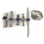 Vintage and later wristwatches including Swatch, Roma 25 Electrotime and Breil