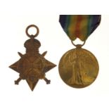 British military World War I pair awarded to 3475PTE.G.S.T.SMART.BEDF.R.