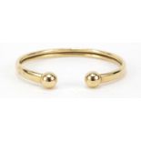 9ct gold bangle, 4.7g