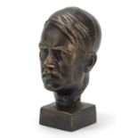 Military interest bust of Adolf Hitler, 20.5cm high