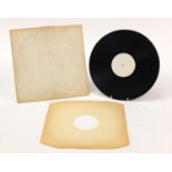 Bob Dylan White Label vinyl LP, stamped 'Stealin' to the slip case