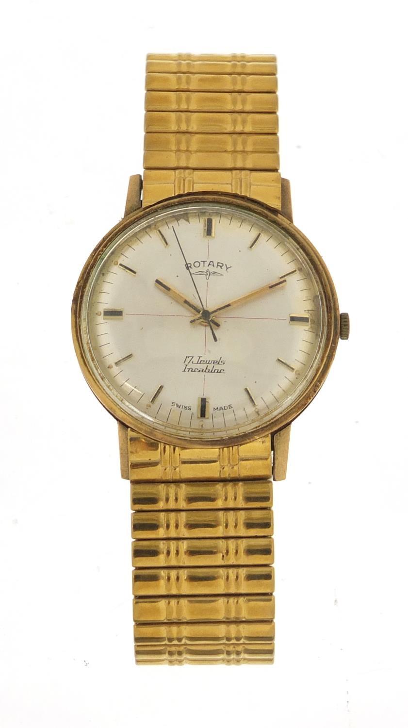 Rotary, gentlemen's 9ct manual wristwatch, 34mm in diameter - Image 2 of 5