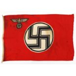German military interest Reich Service flag, 138cm x 92cm