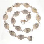 Flemming Eskildsen for Georg Jensen, Danish 925 S silver collier necklace housed in a Georg Jensen