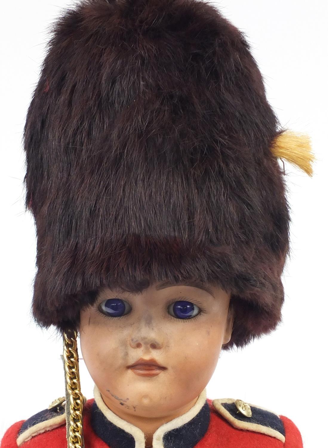 Simon & Halbig bisque headed Beefeater doll, 71cm high - Image 2 of 6