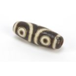 Tibetan dzi bead, 2.5cm wide