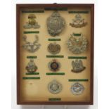 British military interest cap badges including Argyll & Sutherland, Royal Paratroopers, Royal