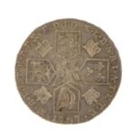 George III 1787 silver sixpence