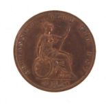 Victorian Young Head 1857 penny