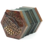 19th century 21 button concertina