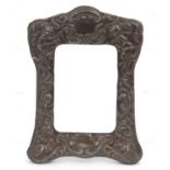 Carrs, silver photo frame embossed with Putti, Birmingham 1993, 21.5cm x 16.5cm