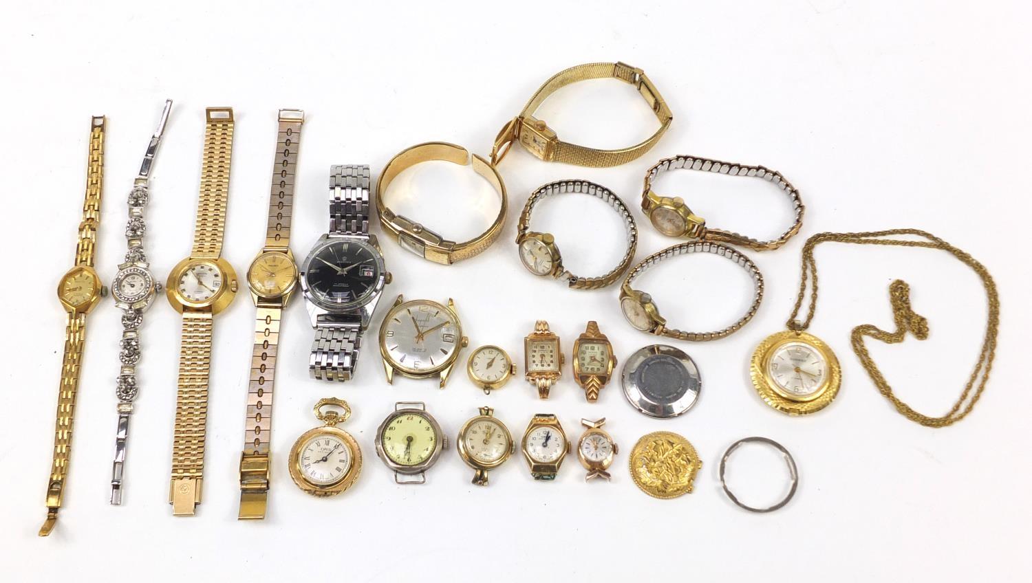 Vintage and later wristwatches including Dupont Automatic, Services, Rotary and Oris