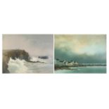 Coastal scenes, two pencil signed prints in colour, each with embossed CCA Galleries London