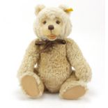 Large Steiff bear with growler and jointed limbs, serial number 008078, 50cm high