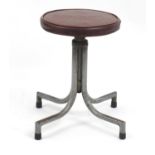 Industrial Dare-Inglis du-al adjustable stool