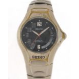 Seiko, gentlemen's auto relay kinetic wristwatch, the dial 29mm in diameter