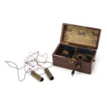 Victorian mahogany cased Improved Patent Magneto Electric Machine for Nervous Diseases with Darlow &